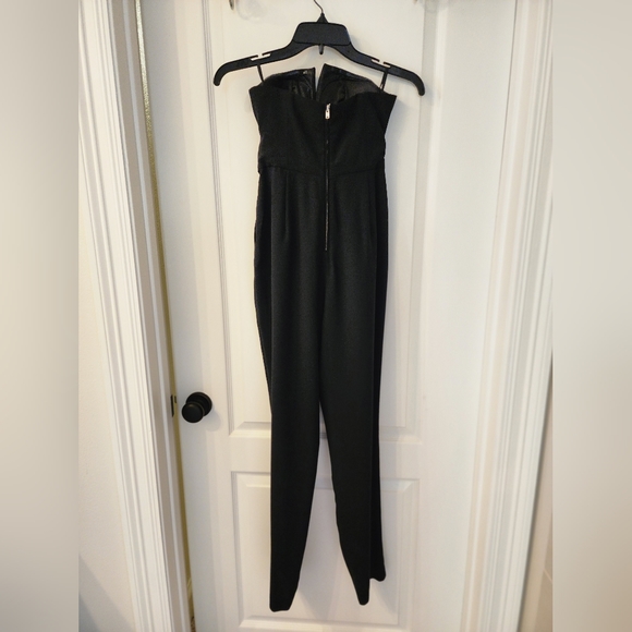 Black strapless catsuit - Picture 3 of 4